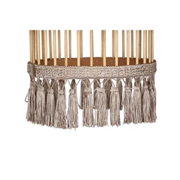 Lámpa mennyezeti, bojtos 45x45x46 cm