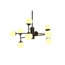 Lámpa mennyezeti, gömb 80x80x60 cm