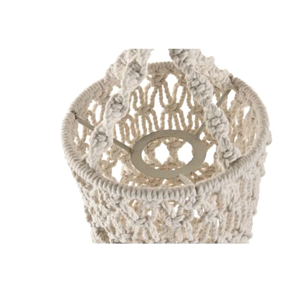 Lámpabúra makramé 30x30x30 cm