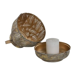 Lámpás szett akasztós 25x25x28 cm S/3