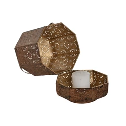 Lámpás szett akasztós 26x26x38,5 cm S/3