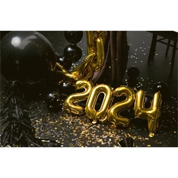 Lufi 0-ás szám fólia 35 cm arany