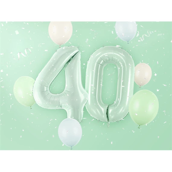 Lufi 4-es szám fólia 72 cm zöld