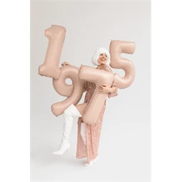 Lufi 5-ös szám fólia 72 cm sötét bézs