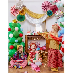 Lufi csokor karácsonyfa, mix, 65x161 cm