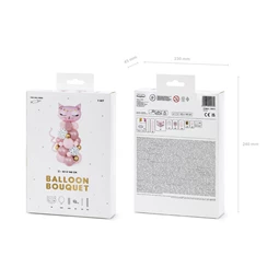 Lufi csokor macska rózsaszín 83x140 cm