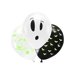 Lufi fekete fény alatt világító 27 cm BOO! mix S/3