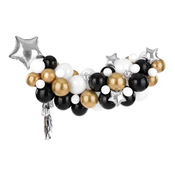 Lufi girland csillagok, mix, 167x135 cm