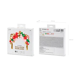 Lufi girland cukorkák, mix, 170x155 cm