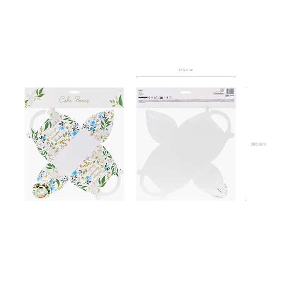 Dekoratív tortadobozok mix 16x15x8 cm S/10