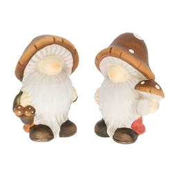 Manó gombával álló 12,5x8,5x16,5 cm 2 féle