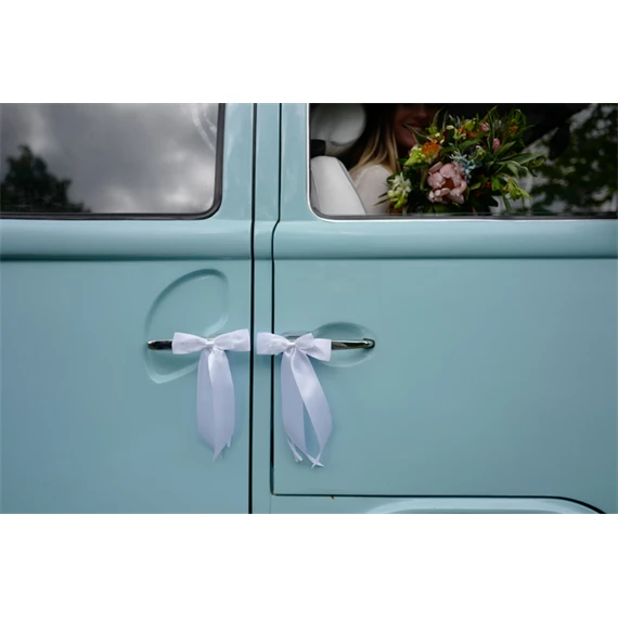 Masnik csokornyakkendővel fehér 14 cm S/4