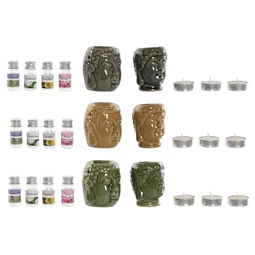 Mécses szett 17x13,5x8 cm 3 féle S/9