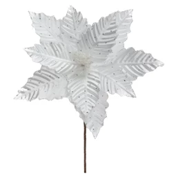Mikulásvirág glitteres, betűzős 30 cm