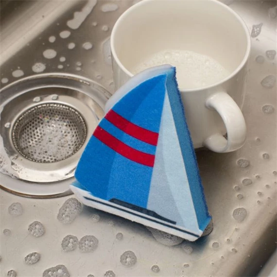 Mosogatószivacs, hajózós 2,5x6,5x13 cm S/2 