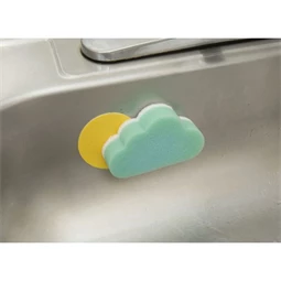 Mosogatószivacs tartóval, felhő