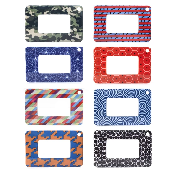 Nagyítóüveg, bankkártya méretű 1,59x5,72x8,57 cm