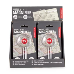 Nagyítóüveg, mini, dupla