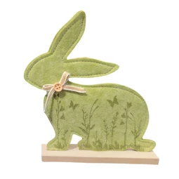 Nyúl masnival 18x20 cm