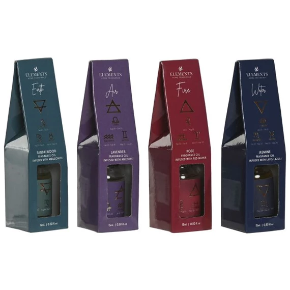 Olaj esszencia 15 ml 15x10,5x21,5 cm 4 féle