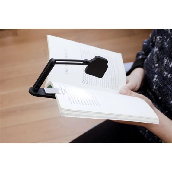 Csiptetős olvasólámpa, LED-es, mini 10x3x15 cm