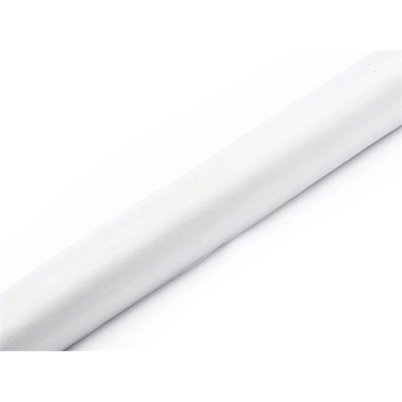 Organza sima fehér 0,36 cm x 9 m