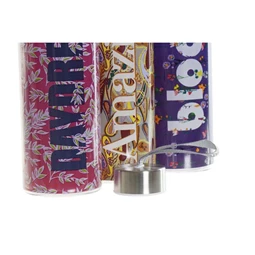 Palack 6,5x6,5x23 cm 550 ml 3 féle