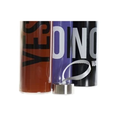 Palack 6,5x6,5x23 cm 550 ml 3 féle