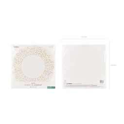 Papír alátét csipke 35,5 cm fehér S/50