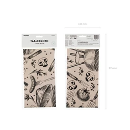 Papír asztalterítő grill, mix, 180x120 cm