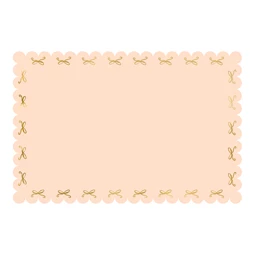 Papír asztalterítő masnik rózsaszín 180 x 120 cm