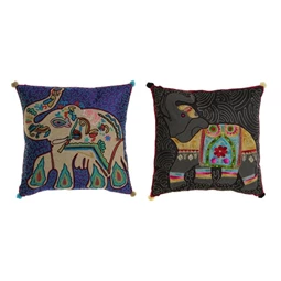 Párna elefánt mintás 40x10x40 cm 2 féle