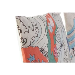 Párna legyező mintás 40x10x40 cm 2 féle