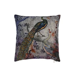 Párna páva mintás 45x10x45 cm