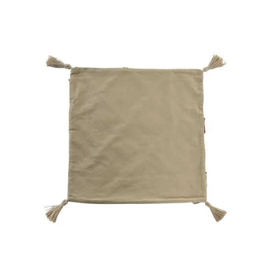 Párnahuzat bojtos 50x1x50 cm