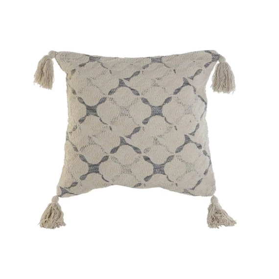 Párnahuzat bojtos 60x3x60 cm