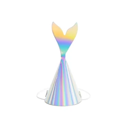 Party kalapok sellő, irizáló, 18 cm S/6