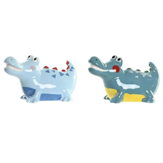 Persely krokodil 16x9x9 cm 2 féle