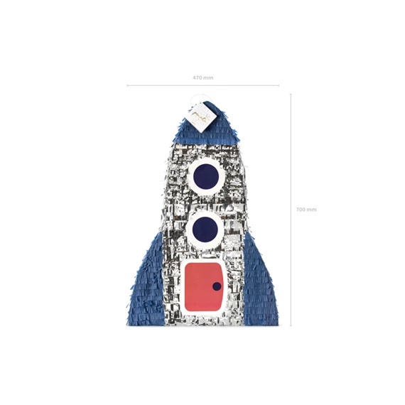 Pinata rakéta 45,5x69,5x14 cm