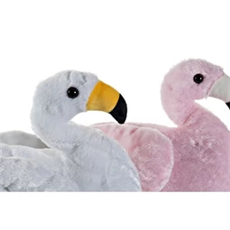 Plüss LED-es flamingó 34x25x27 cm 2 féle