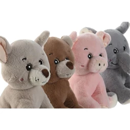 Plüss állatok 12x15x20 cm 4 féle