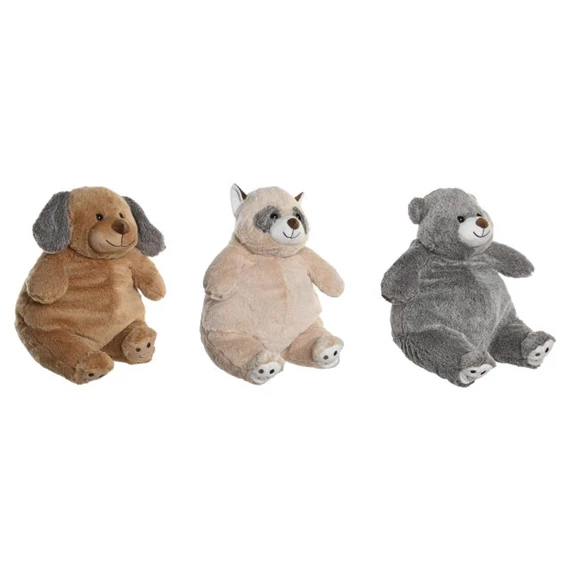 Plüss állatok 25x25x35 cm 3 féle