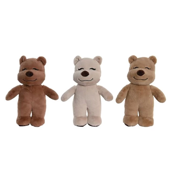 Plüss medve 15x15x30 cm 3 féle