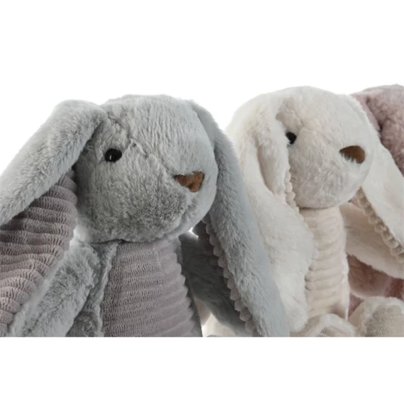 Plüssállat nyuszi 25x22x25 cm 3 féle
