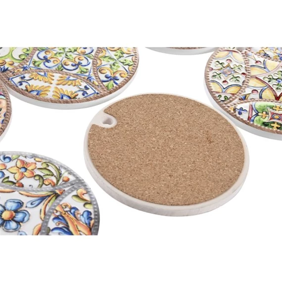 Poháralátét csempe 11x11x0,5 cm 12 féle