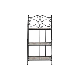 Polc kovácsoltvas, mozaik mintával 54x29x121 cm