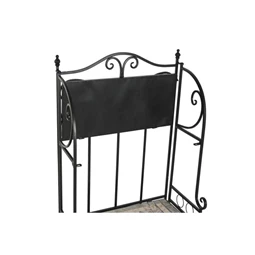 Polc kovácsoltvas, mozaik mintával 54x29x121 cm