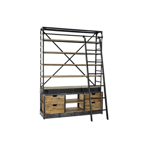 Polc lépcsős 164x47x226 cm