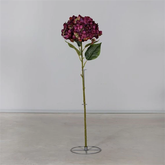 Selyemvirág Hortenzia állvánnyal 113 cm
