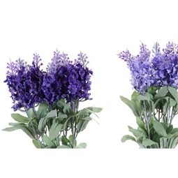 Selyemvirág Levendula 15x15x34 cm 2 féle